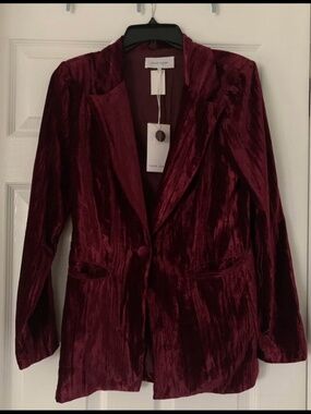 Velvet blazer
